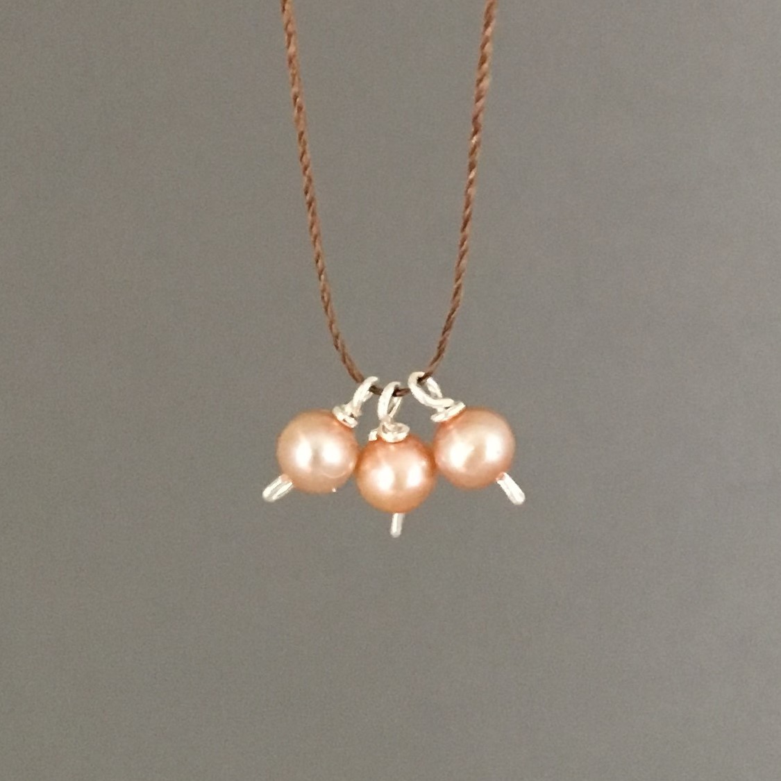 3 Wishes Pearl Silk String Necklace - Jennifer Shon Jewelry