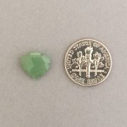 JSJ green leaf stone coin